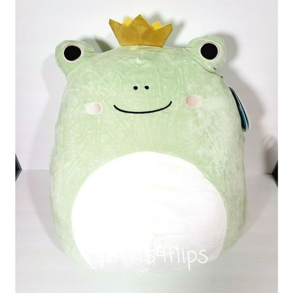 frog with crown squishmallow